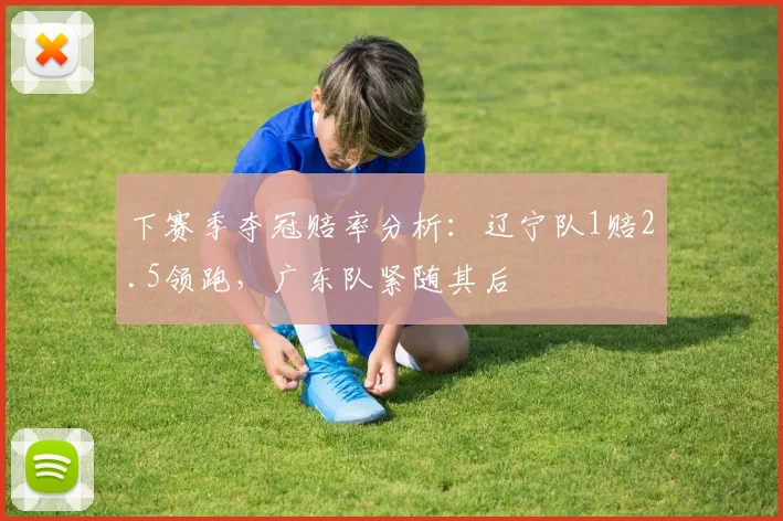 下赛季夺冠赔率分析：辽宁队1赔2.5领跑，广东队紧随其后